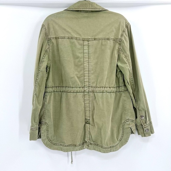 Anthropologie MARRAKECH Geneva Military Green Utility Parka Jacket Size XS - Picture 6 of 15